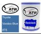 Preview: Toyota, Voodoo Blue, 8T6: 500ml Lackdose, von ATW Autoteile West.